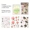 Pretty Sticker Scene Set, Peach Blossom Landscape Isometric Stickers, Adorabilities